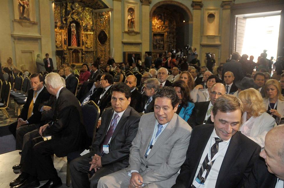 Foto de la ceremonia de inauguración de la IX Conferencia Iberoamericana de Justicia Constituiconal